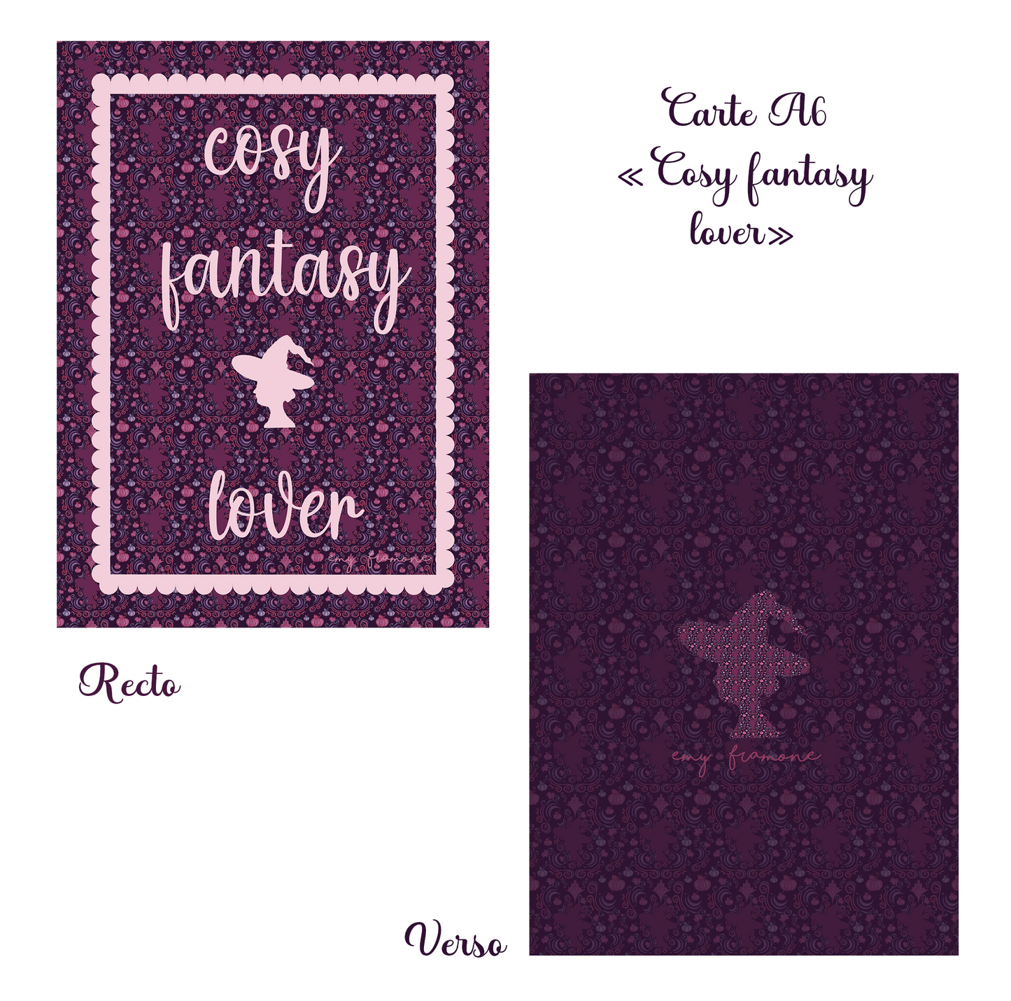 Pack de 4 cartes A6 "Un automne magique"