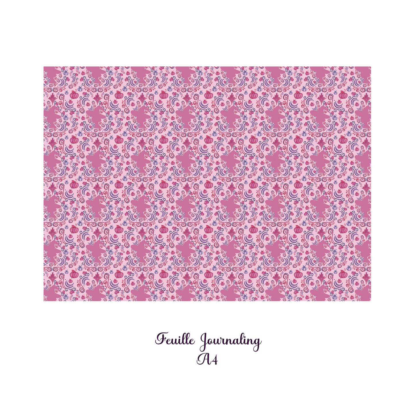 Pack de 3 feuilles Journaling A4