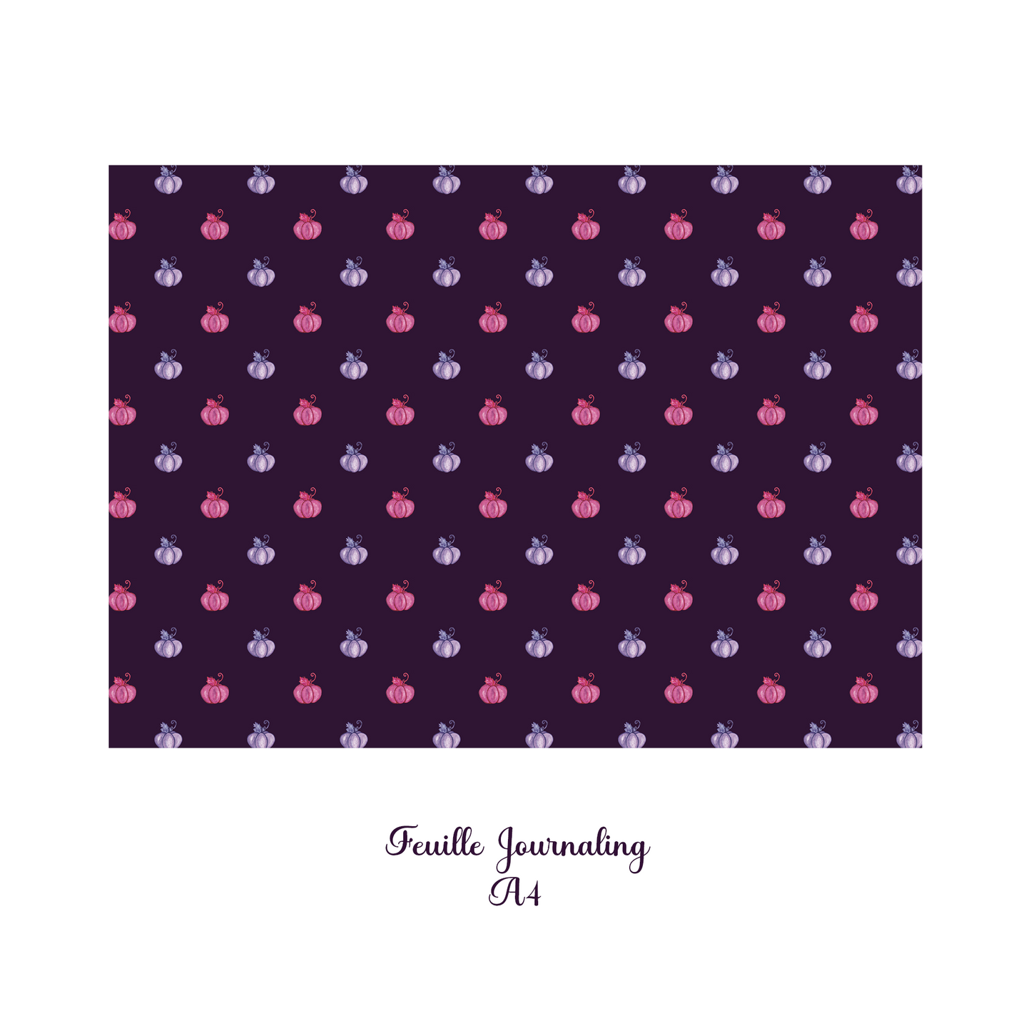 Pack de 3 feuilles Journaling A4