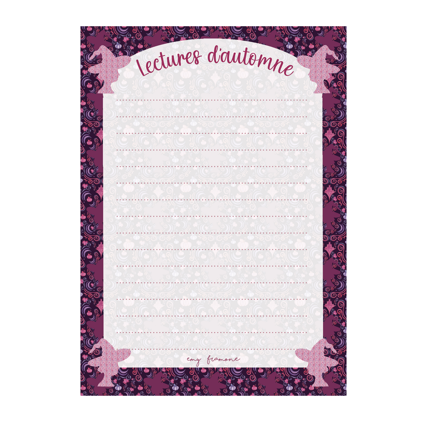 Fiche "Lectures d'automne"
